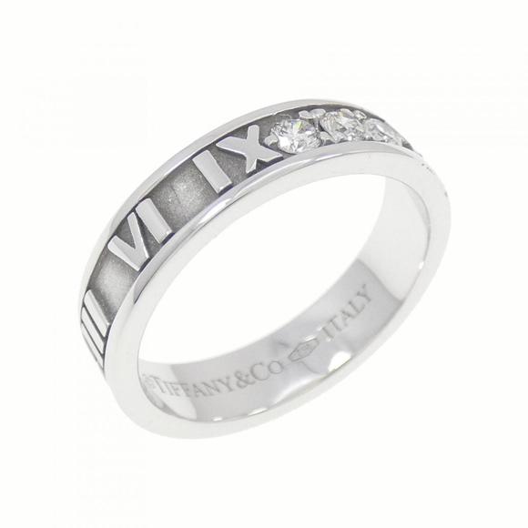 Tiffany & Co Atlas Silver White Gold ring - Picture 1 of 5